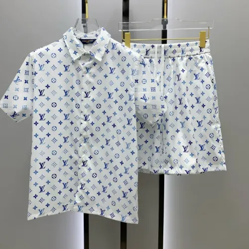 Wholesale Louis Vuitton LV Tracksuits Short Sleeved For Men #1454087 $52.00 USD, Wholesale Quality Replica Louis Vuitton LV Tracksuits