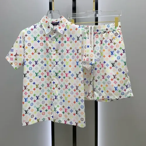 Wholesale Louis Vuitton LV Tracksuits Short Sleeved For Men #1454091 $52.00 USD, Wholesale Quality Replica Louis Vuitton LV Tracksuits