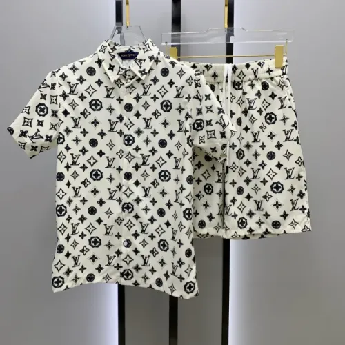 Wholesale Louis Vuitton LV Tracksuits Short Sleeved For Men #1454092 $52.00 USD, Wholesale Quality Replica Louis Vuitton LV Tracksuits
