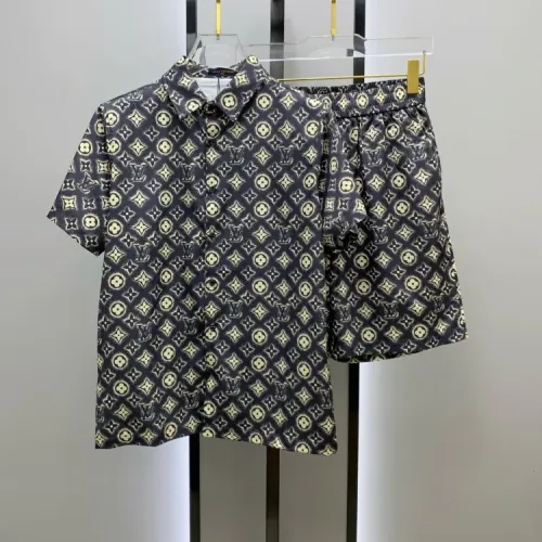 Wholesale Louis Vuitton LV Tracksuits Short Sleeved For Men #1454097 $52.00 USD, Wholesale Quality Replica Louis Vuitton LV Tracksuits