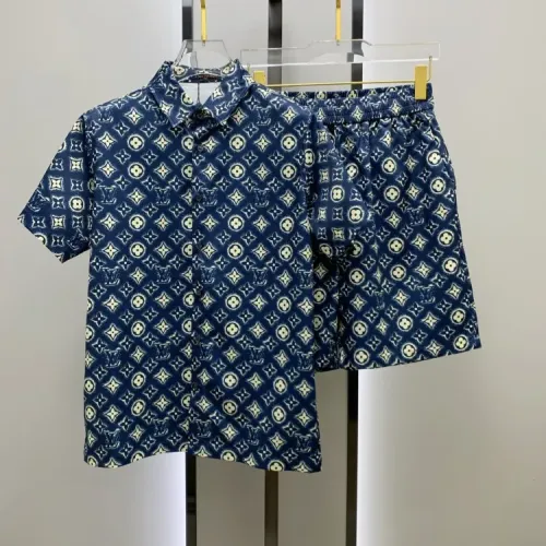 Wholesale Louis Vuitton LV Tracksuits Short Sleeved For Men #1454099 $52.00 USD, Wholesale Quality Replica Louis Vuitton LV Tracksuits