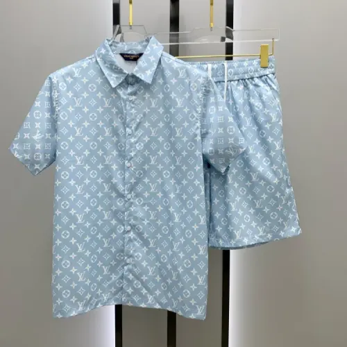 Wholesale Louis Vuitton LV Tracksuits Short Sleeved For Men #1454100 $52.00 USD, Wholesale Quality Replica Louis Vuitton LV Tracksuits