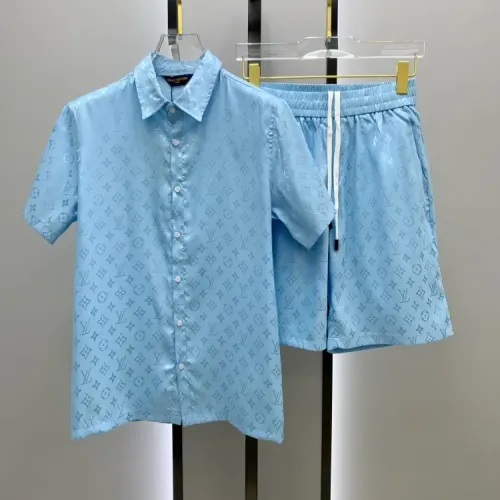 Wholesale Louis Vuitton LV Tracksuits Short Sleeved For Men #1454105 $52.00 USD, Wholesale Quality Replica Louis Vuitton LV Tracksuits