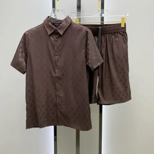 Wholesale Louis Vuitton LV Tracksuits Short Sleeved For Men #1454109 $52.00 USD, Wholesale Quality Replica Louis Vuitton LV Tracksuits