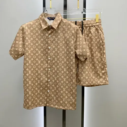 Wholesale Louis Vuitton LV Tracksuits Short Sleeved For Men #1454110 $52.00 USD, Wholesale Quality Replica Louis Vuitton LV Tracksuits