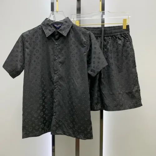 Wholesale Louis Vuitton LV Tracksuits Short Sleeved For Men #1454117 $52.00 USD, Wholesale Quality Replica Louis Vuitton LV Tracksuits
