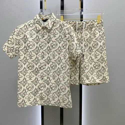 Wholesale Louis Vuitton LV Tracksuits Short Sleeved For Men #1454121 $52.00 USD, Wholesale Quality Replica Louis Vuitton LV Tracksuits