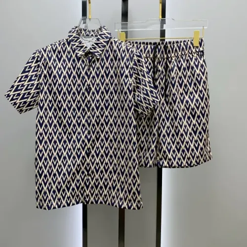 Wholesale Valentino Tracksuits Short Sleeved For Men #1454147 $52.00 USD, Wholesale Quality Replica Valentino Tracksuits