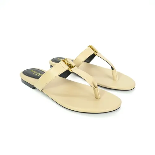 Wholesale Yves Saint Laurent YSL Slippers For Women #1454293 $92.00 USD, Wholesale Quality Replica Yves Saint Laurent YSL Slippers