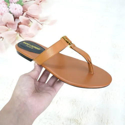 Replica Yves Saint Laurent YSL Slippers For Women #1454294 $92.00 USD for Wholesale