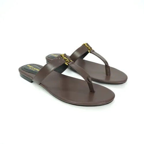 Wholesale Yves Saint Laurent YSL Slippers For Women #1454295 $92.00 USD, Wholesale Quality Replica Yves Saint Laurent YSL Slippers