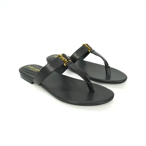 Wholesale Yves Saint Laurent YSL Slippers For Women #1454297 $92.00 USD, Wholesale Quality Replica Yves Saint Laurent YSL Slippers