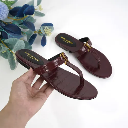Replica Yves Saint Laurent YSL Slippers For Women #1454306 $92.00 USD for Wholesale