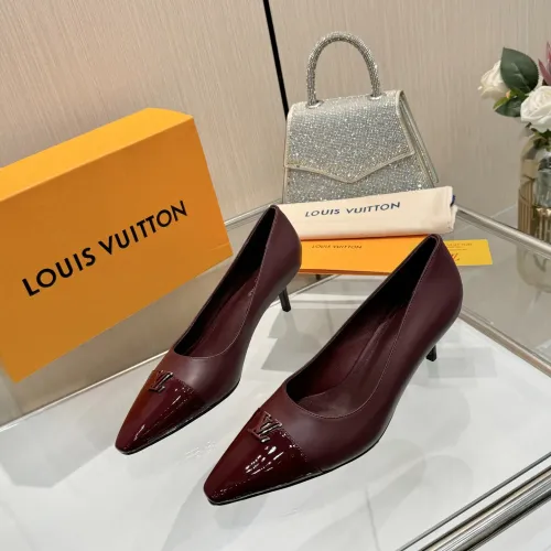 Wholesale Louis Vuitton High-Heeled Shoes For Women #1454388 $112.00 USD, Wholesale Quality Replica Louis Vuitton High-Heeled Shoes