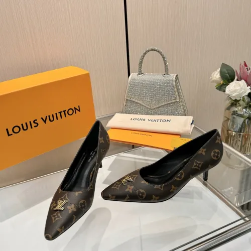 Replica Louis Vuitton High-Heeled Shoes For Women #1454390 $112.00 USD for Wholesale