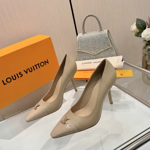 Wholesale Louis Vuitton High-Heeled Shoes For Women #1454391 $115.00 USD, Wholesale Quality Replica Louis Vuitton High-Heeled Shoes