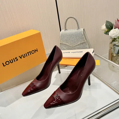 Wholesale Louis Vuitton High-Heeled Shoes For Women #1454392 $115.00 USD, Wholesale Quality Replica Louis Vuitton High-Heeled Shoes