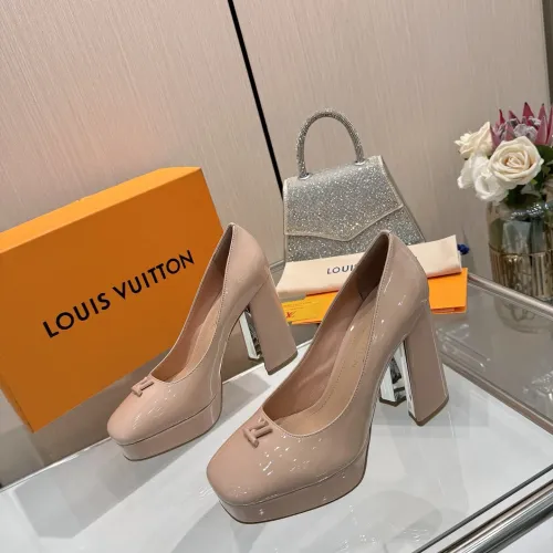 Wholesale Louis Vuitton High-Heeled Shoes For Women #1454398 $118.00 USD, Wholesale Quality Replica Louis Vuitton High-Heeled Shoes