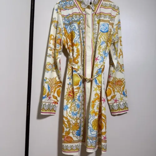 Wholesale Versace Dresses Long Sleeved For Women #1454422 $92.00 USD, Wholesale Quality Replica Versace Dresses