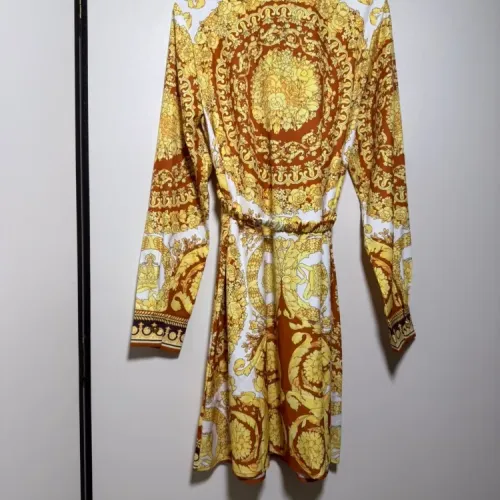 Replica Versace Dresses Long Sleeved For Women #1454424 $92.00 USD for Wholesale