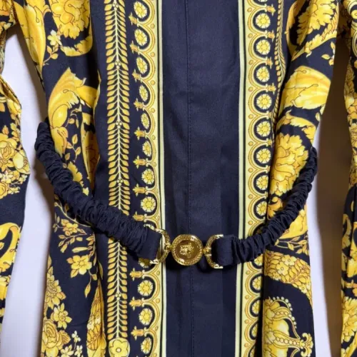 Replica Versace Dresses Long Sleeved For Women #1454426 $92.00 USD for Wholesale