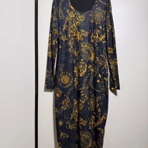 Wholesale Versace Dresses Long Sleeved For Women #1454429 $92.00 USD, Wholesale Quality Replica Versace Dresses