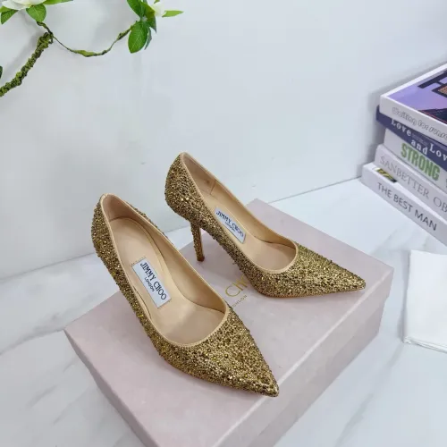 Wholesale Jimmy Choo High-Heeled Shoes For Women #1454446 $118.00 USD, Wholesale Quality Replica Jimmy Choo High-Heeled Shoes