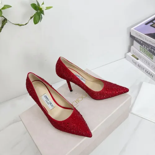 Wholesale Jimmy Choo High-Heeled Shoes For Women #1454448 $118.00 USD, Wholesale Quality Replica Jimmy Choo High-Heeled Shoes