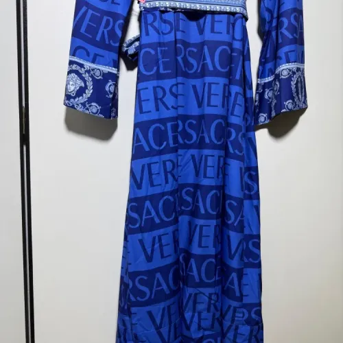 Replica Versace Bathrobes Long Sleeved For Women #1454451 $98.00 USD for Wholesale