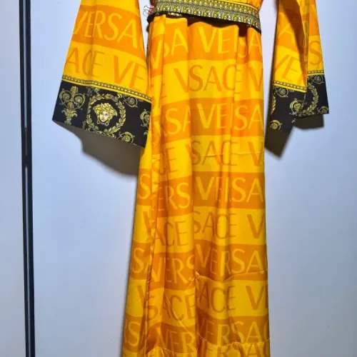 Replica Versace Bathrobes Long Sleeved For Women #1454452 $98.00 USD for Wholesale