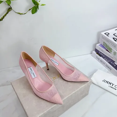 Wholesale Jimmy Choo High-Heeled Shoes For Women #1454453 $108.00 USD, Wholesale Quality Replica Jimmy Choo High-Heeled Shoes