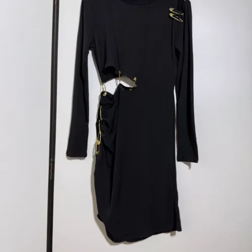 Wholesale Versace Dresses Long Sleeved For Women #1454456 $98.00 USD, Wholesale Quality Replica Versace Dresses