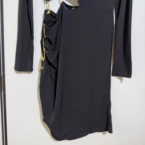 Replica Versace Dresses Long Sleeved For Women #1454456 $98.00 USD for Wholesale