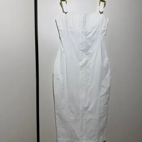 Wholesale Versace Dresses Sleeveless For Women #1454461 $102.00 USD, Wholesale Quality Replica Versace Dresses