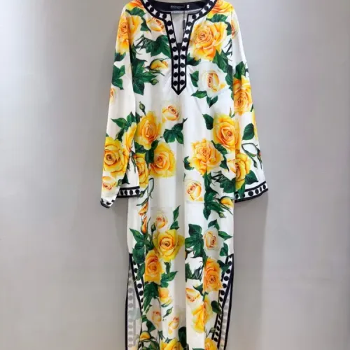 Wholesale Dolce &amp; Gabbana Dresses Long Sleeved For Women #1454463 $96.00 USD, Wholesale Quality Replica Dolce &amp; Gabbana Dresses