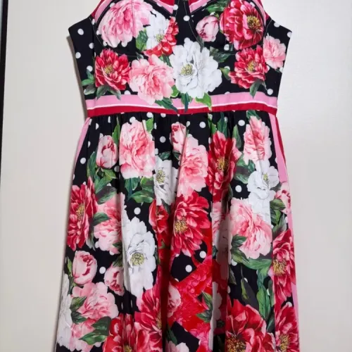 Replica Dolce & Gabbana Dresses Sleeveless For Women #1454469 $102.00 USD for Wholesale