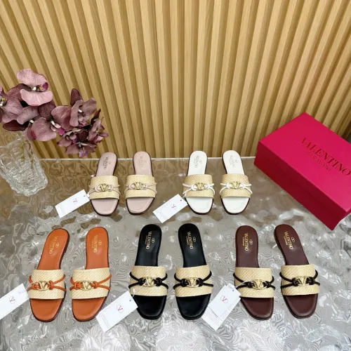 Replica Valentino Slippers For Women #1454478 $105.00 USD for Wholesale