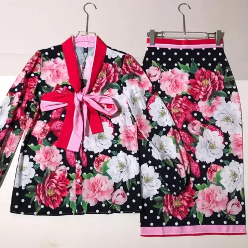 Wholesale Dolce &amp; Gabbana D&amp;G Tracksuits Long Sleeved For Women #1454498 $100.00 USD, Wholesale Quality Replica Dolce &amp; Gabbana D&amp;G Tracksuits