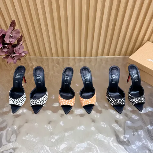 Replica Christian Louboutin CL Slippers For Women #1454506 $108.00 USD for Wholesale