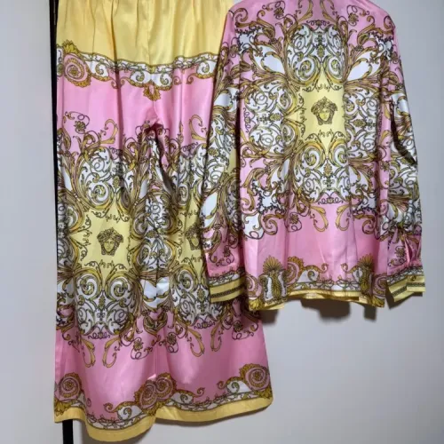 Replica Versace Pajamas Long Sleeved For Women #1454516 $102.00 USD for Wholesale