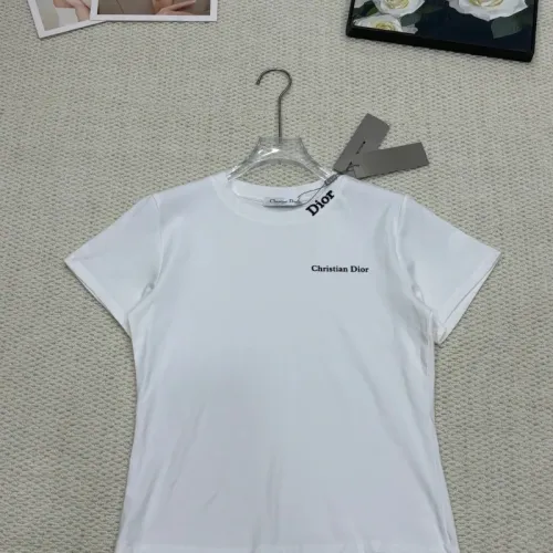 Wholesale Christian Dior T-Shirts Short Sleeved For Women #1454519 $52.00 USD, Wholesale Quality Replica Christian Dior T-Shirts