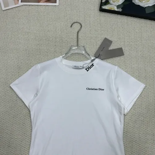 Replica Christian Dior T-Shirts Short Sleeved For Women #1454519 $52.00 USD for Wholesale
