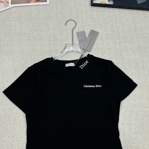 Replica Christian Dior T-Shirts Short Sleeved For Women #1454520 $52.00 USD for Wholesale