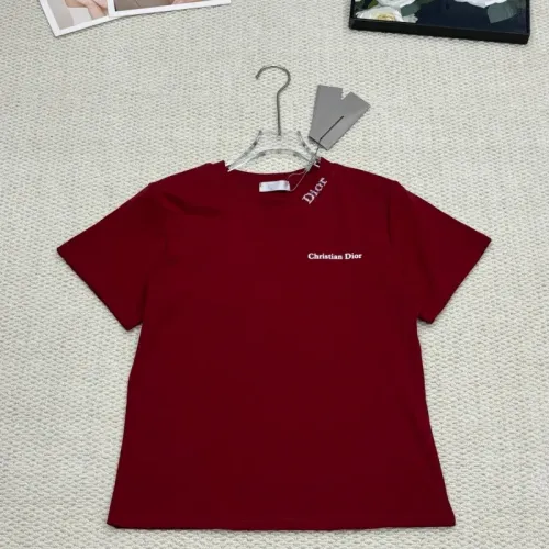 Wholesale Christian Dior T-Shirts Short Sleeved For Women #1454521 $52.00 USD, Wholesale Quality Replica Christian Dior T-Shirts