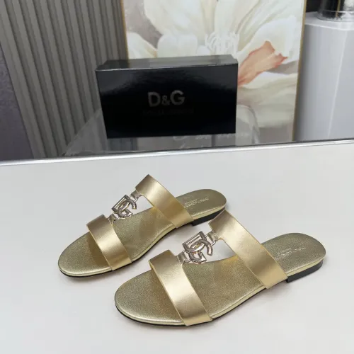 Wholesale Dolce &amp; Gabbana D&amp;G Slippers For Women #1454522 $85.00 USD, Wholesale Quality Replica Dolce &amp; Gabbana D&amp;G Slippers