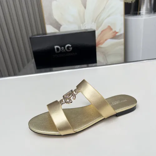 Replica Dolce & Gabbana D&G Slippers For Women #1454522 $85.00 USD for Wholesale