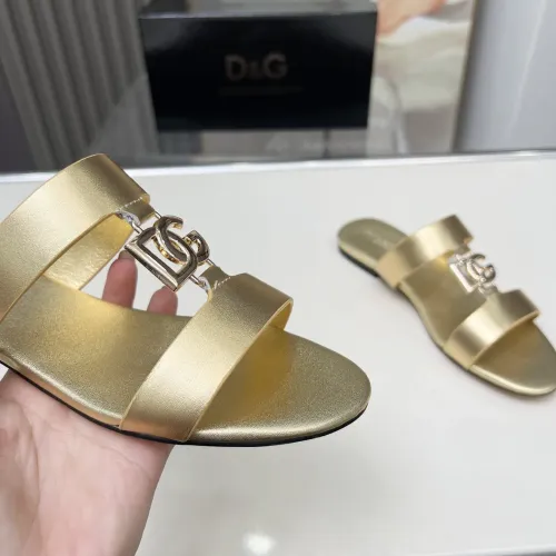 Replica Dolce & Gabbana D&G Slippers For Women #1454522 $85.00 USD for Wholesale