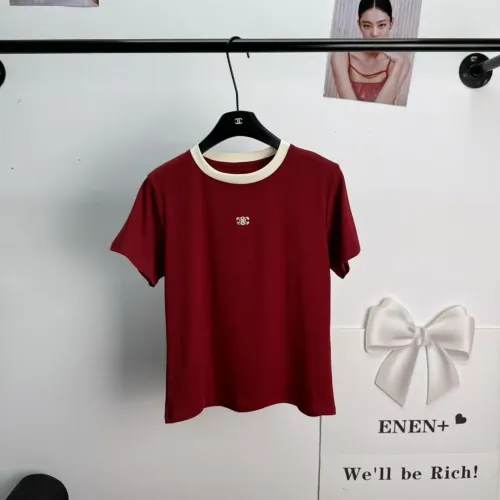 Wholesale Celine T-Shirts Short Sleeved For Women #1454523 $52.00 USD, Wholesale Quality Replica Celine T-Shirts
