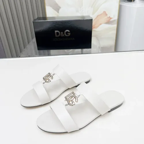 Wholesale Dolce &amp; Gabbana D&amp;G Slippers For Women #1454524 $85.00 USD, Wholesale Quality Replica Dolce &amp; Gabbana D&amp;G Slippers
