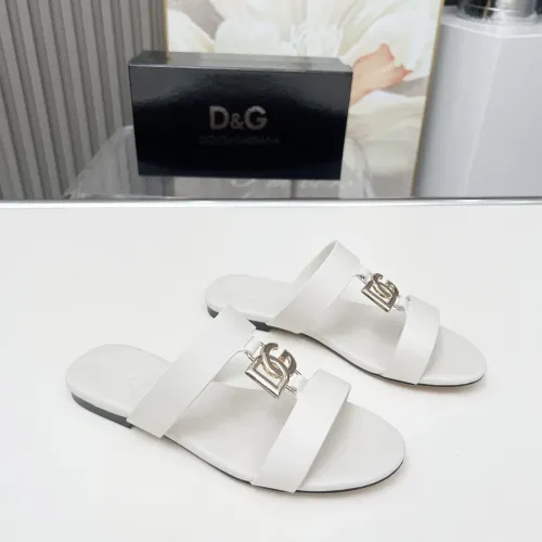 Replica Dolce & Gabbana D&G Slippers For Women #1454524 $85.00 USD for Wholesale